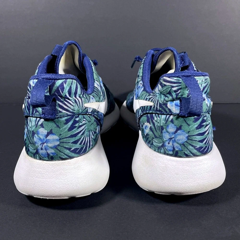 Nike Roshe One Print Premium Athletic Hawaiian Loyal Blue 833620-410 Mens Sz 8.5 - Picture 4 of 7